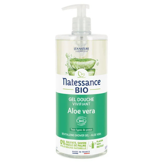 NATESSANCE -- Gel douche aloe vera 1l