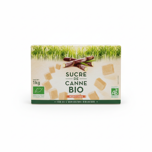 L ET H -- Sucre morceaux canne 1kg